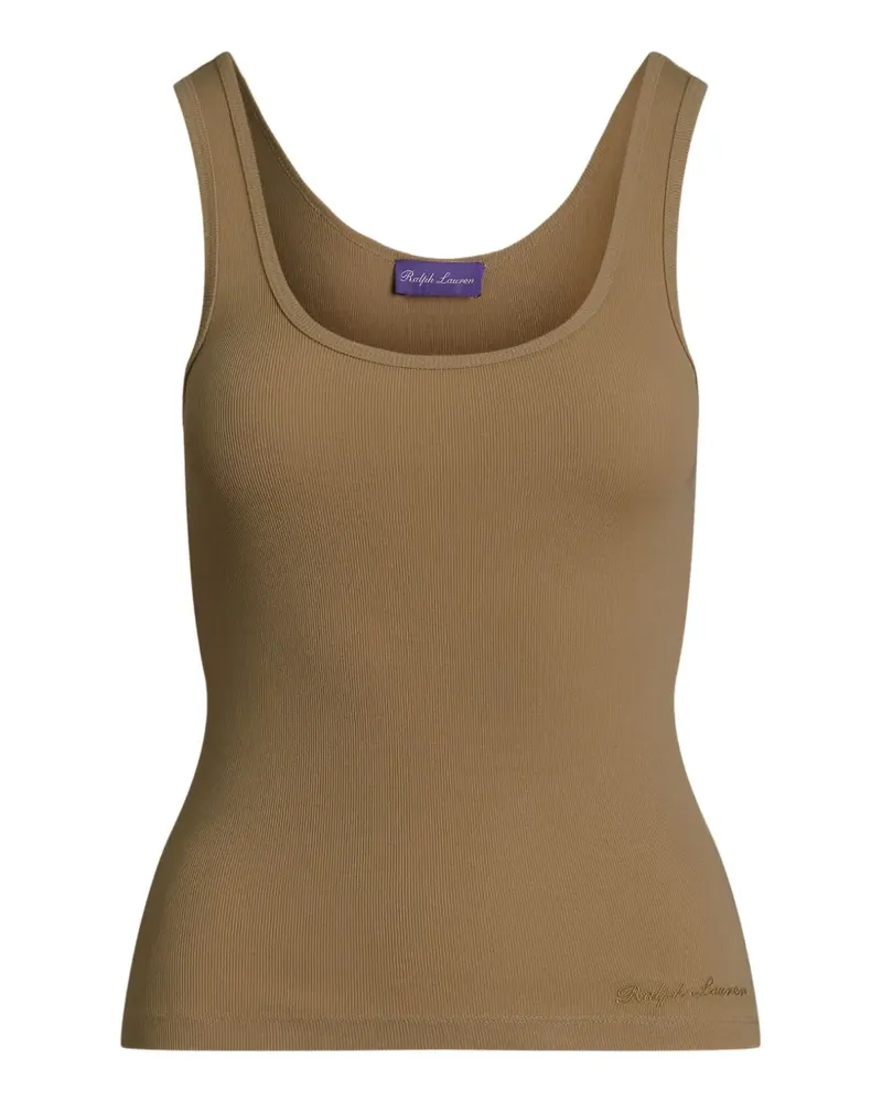 Ralph Lauren Ellis ribbed-knit tank top - Braun Braun