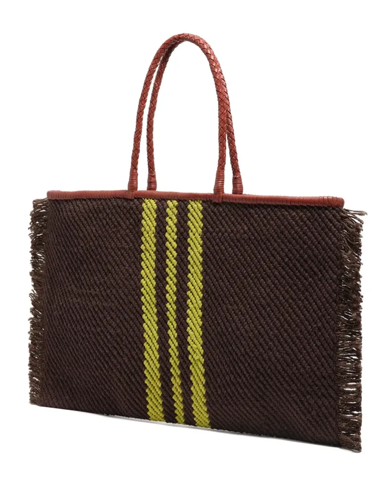 BIMBA Y LOLA Schultertasche mit Fransen - Braun Braun