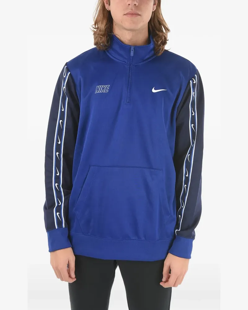 Nike Sweatshirt mit Logo-Print - Blau Blau