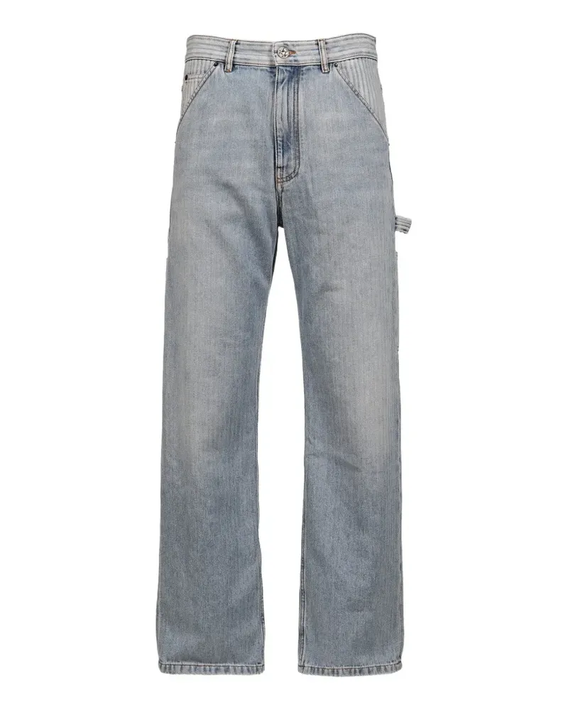 Marni panelled jeans - Blau Blau