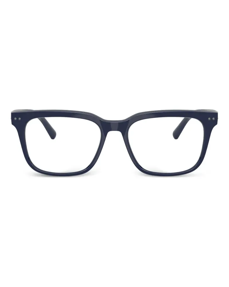 Nuance Brille mit eckigem Gestell - Blau Blau