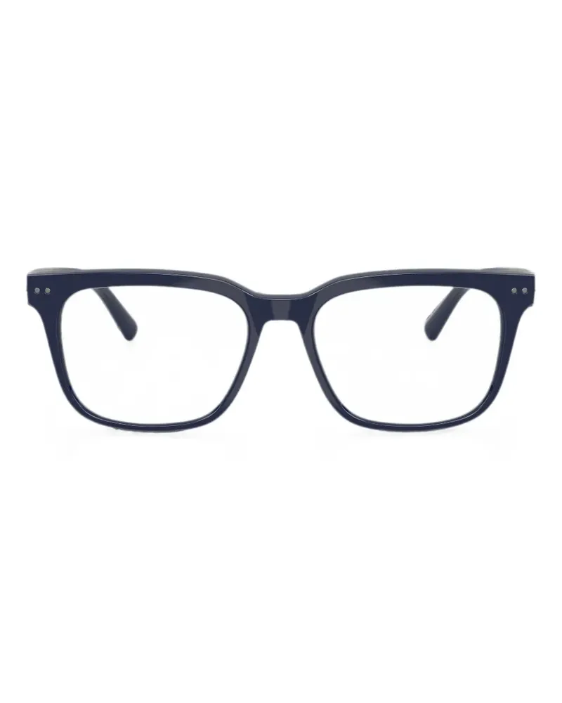 Nuance Brille mit eckigem Gestell - Blau Blau