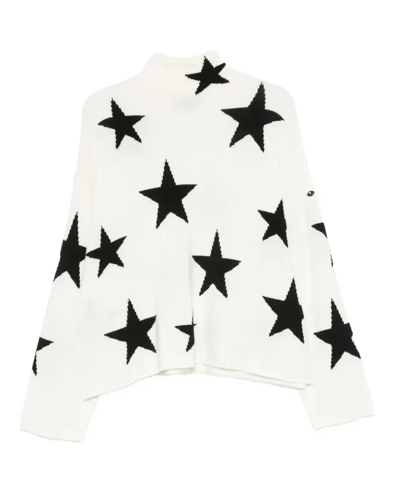 GOLDBERGH Sera Pullover mit Stern-Intarsie - Weiß Weiß