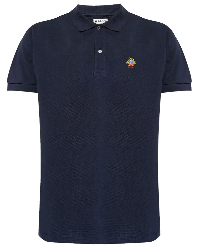 Bally Klassisches Poloshirt - Blau Blau