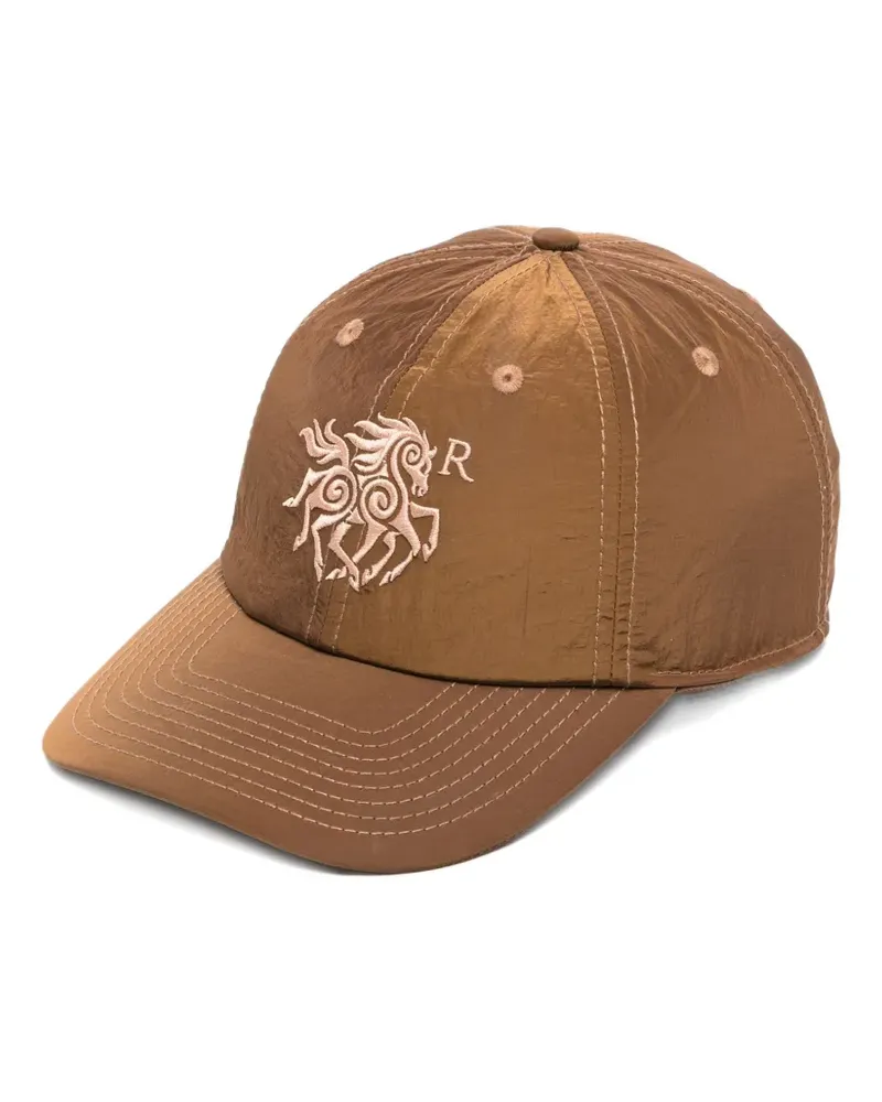RANRA Baseballkappe mit Stickerei - Braun Braun