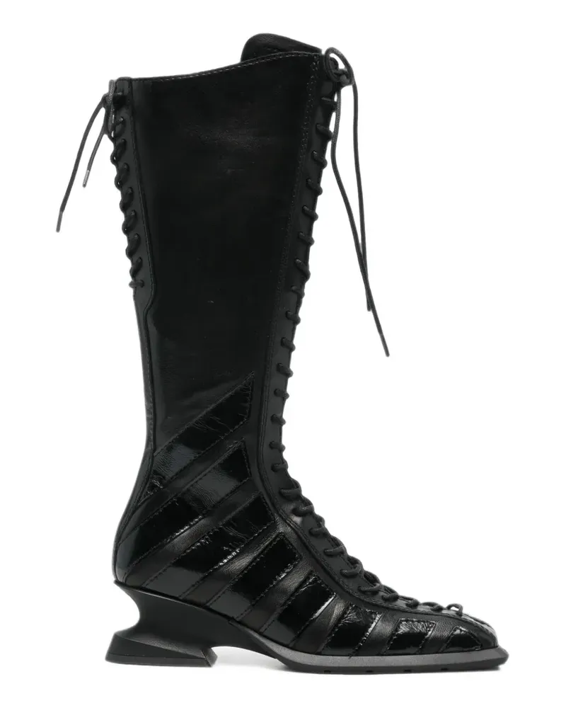 Miista Nelly Schnürstiefel - Schwarz Schwarz