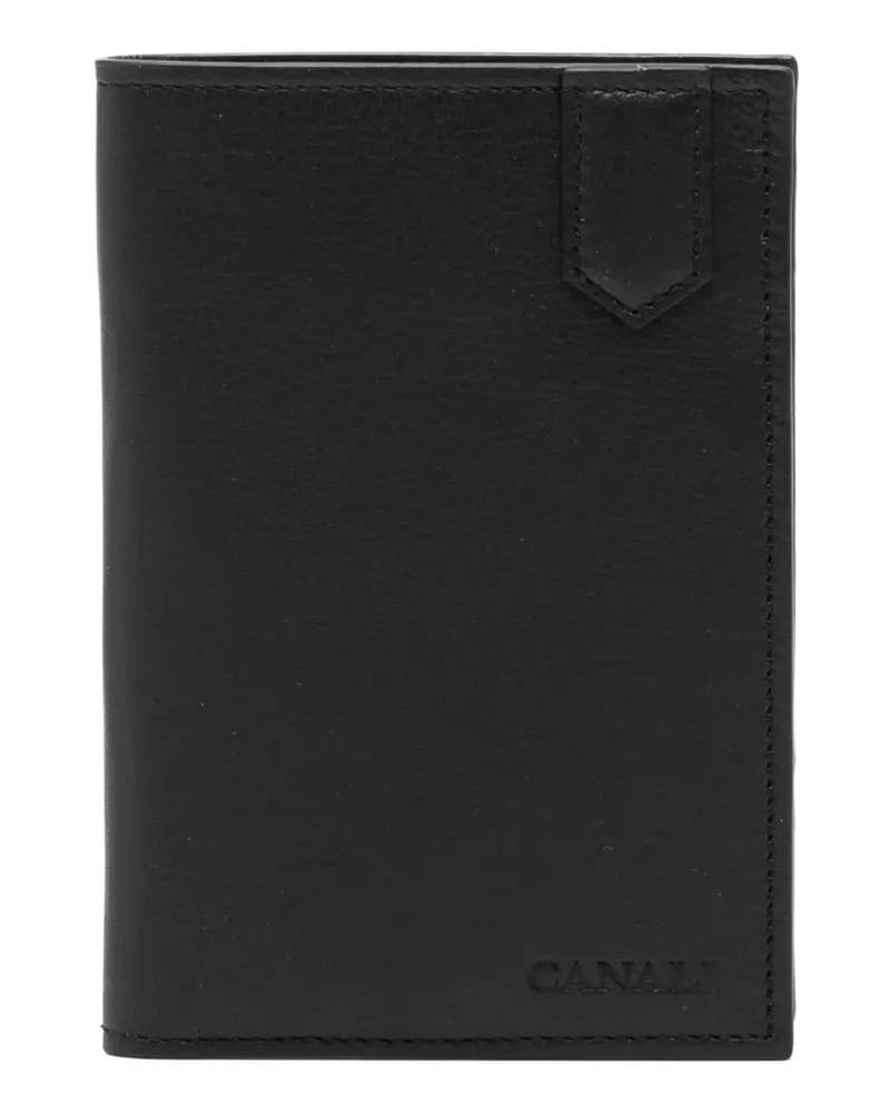 Canali bi-fold leather wallet - Schwarz Schwarz