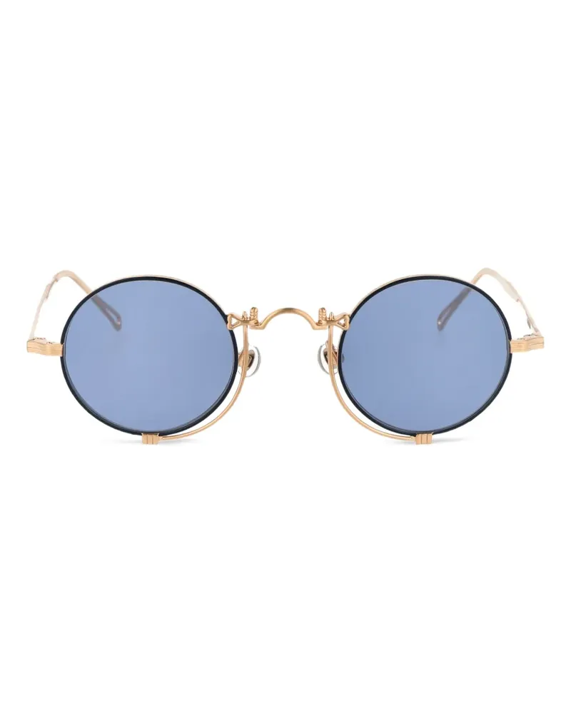 MATSUDA Heritage Sonnenbrille mit rundem Gestell - Blau Blau