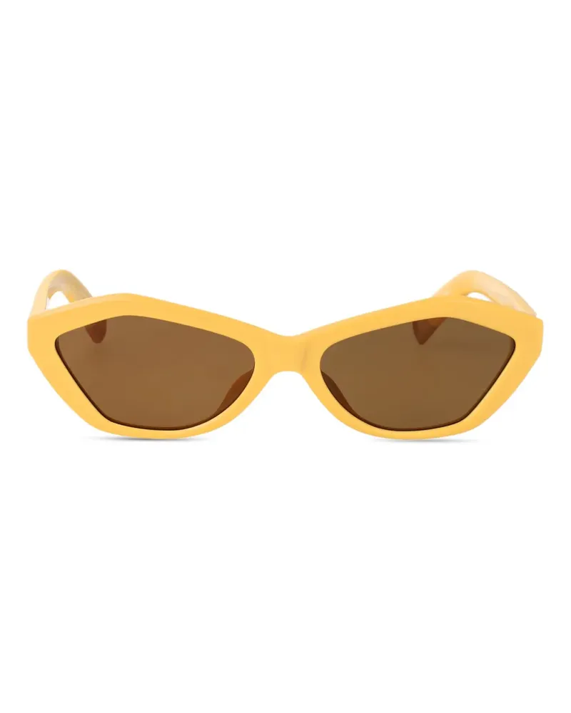 Jacquemus Le Bambino Sonnenbrille - Gelb Gelb