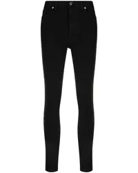 Twin-Set Halbhohe Skinny-Jeans Schwarz