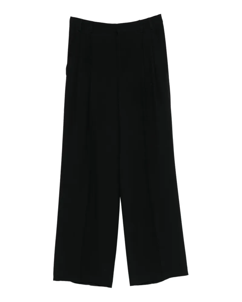 N° 21 Wide-Leg-Hose mit Bundfalten - Schwarz Schwarz
