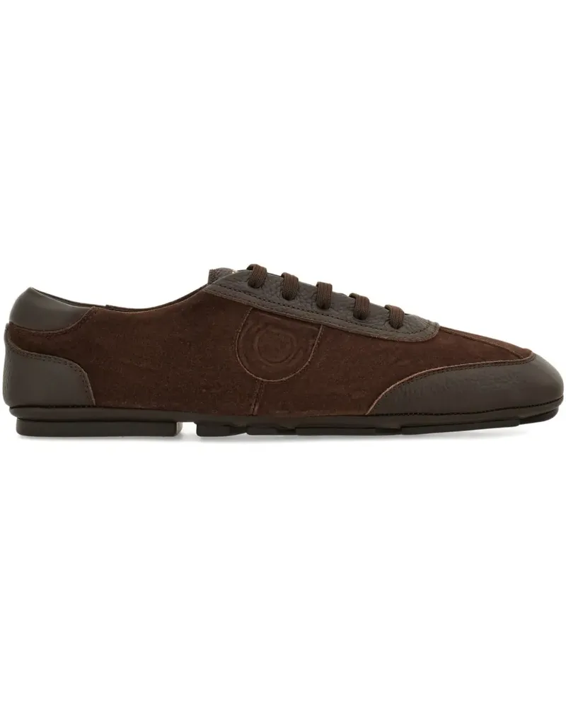 Ferragamo Sneakers aus Wildleder - Braun Braun