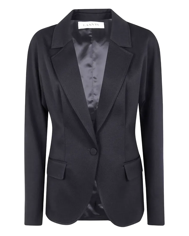 Lanvin Geknöpftes Sakko - Schwarz Schwarz