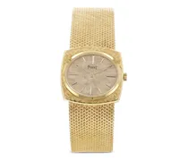 1970's Armbanduhr mit Kissenform 25mm - Gold