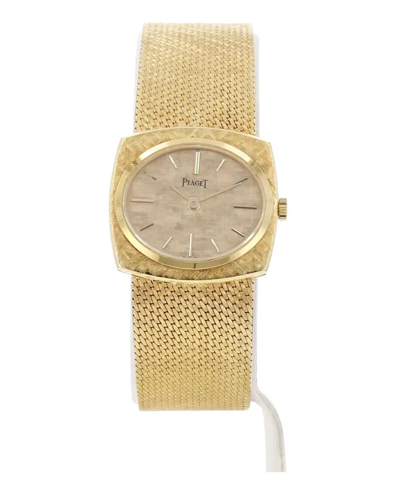 Piaget 1970's cushion-form 25mm watch - Gold Gold