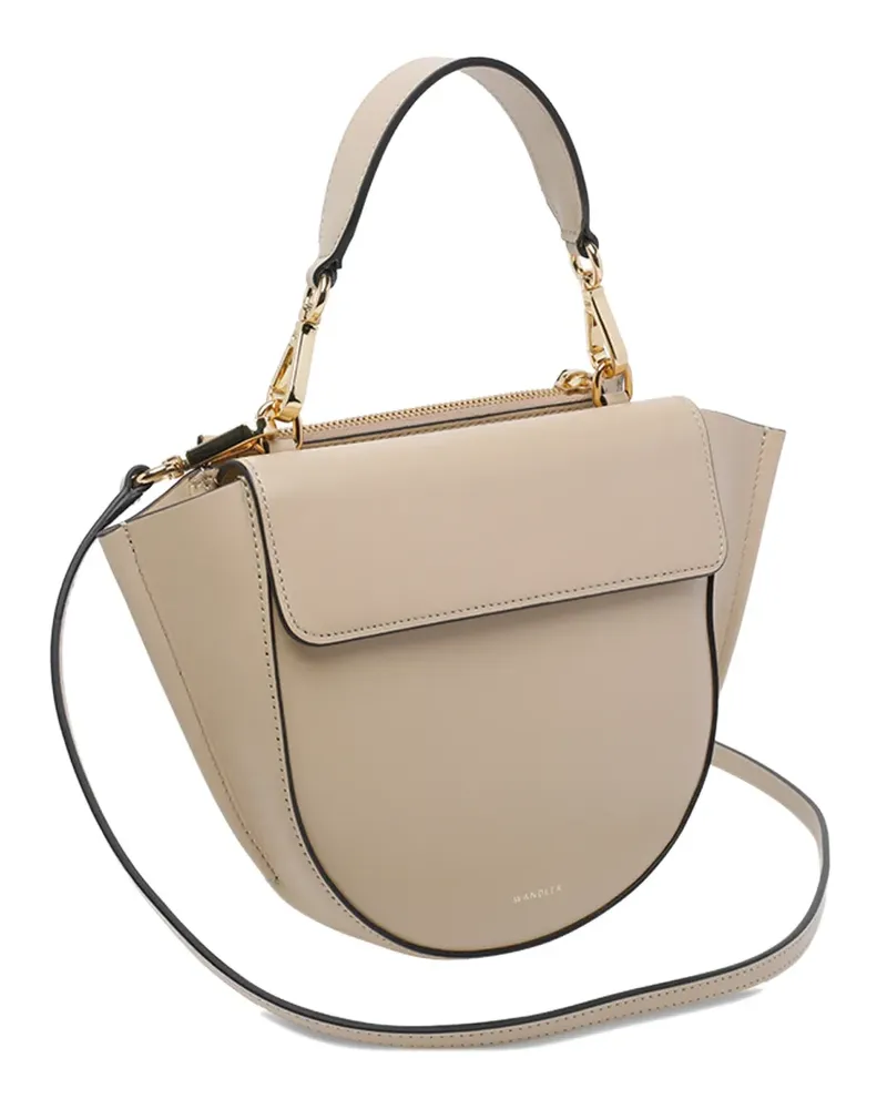 WANDLER mini Hortensia saddle tote bag - Nude Nude
