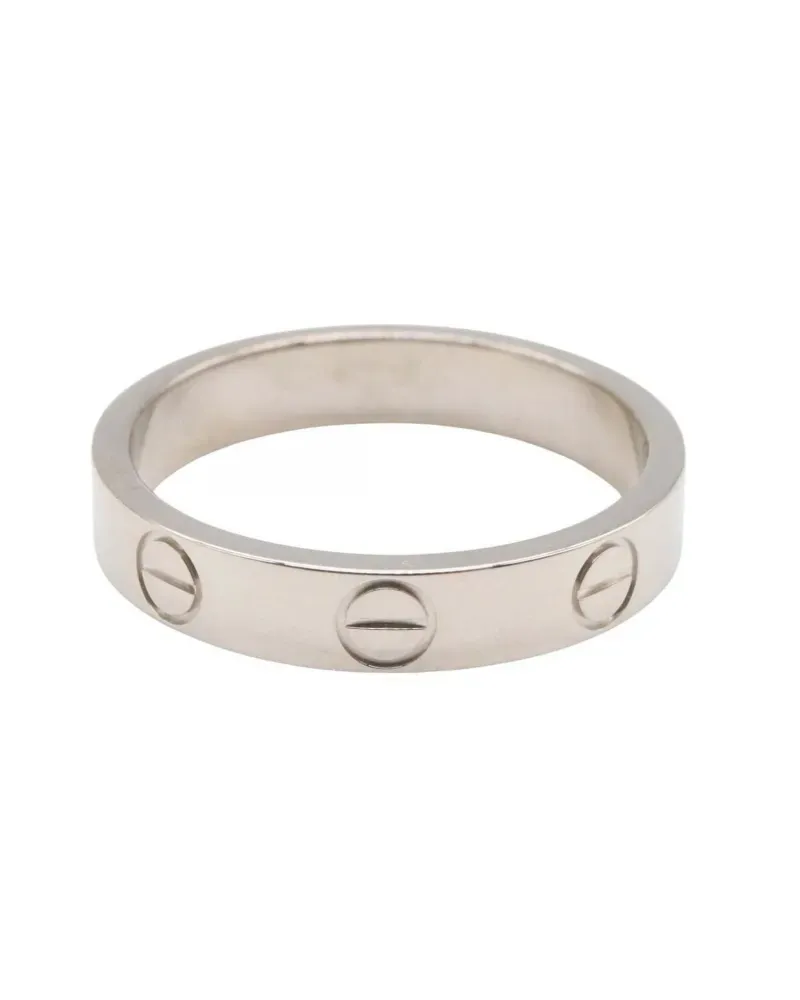Cartier 2010-2025 18K White Gold Small Love ring - Silber Silber