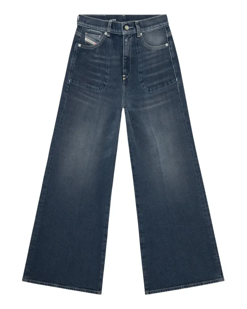 Diesel 1978 D-Akemi flared-leg jeans - Blau Blau