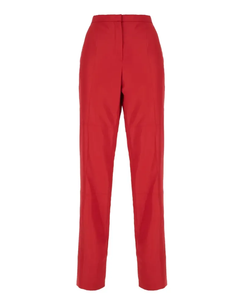 Fendi logo-detail trousers - Rot Rot