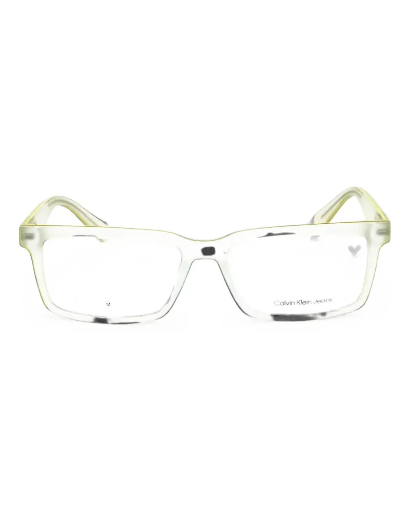 Calvin Klein Brille mit eckigem Gestell - Nude Nude