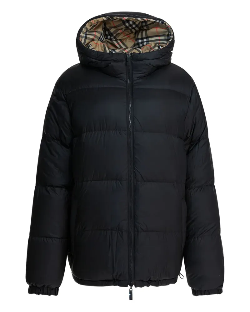 Burberry Karierte Kapuzenjacke - Nude Nude