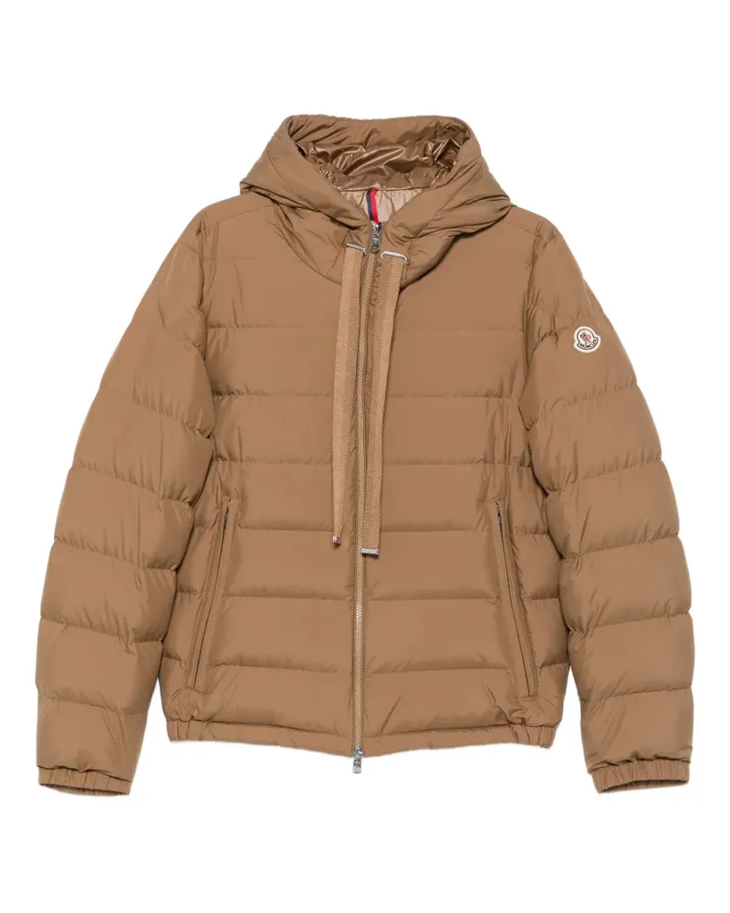 Moncler Gesteppte Zeflor Kapuzenjacke - Nude Nude