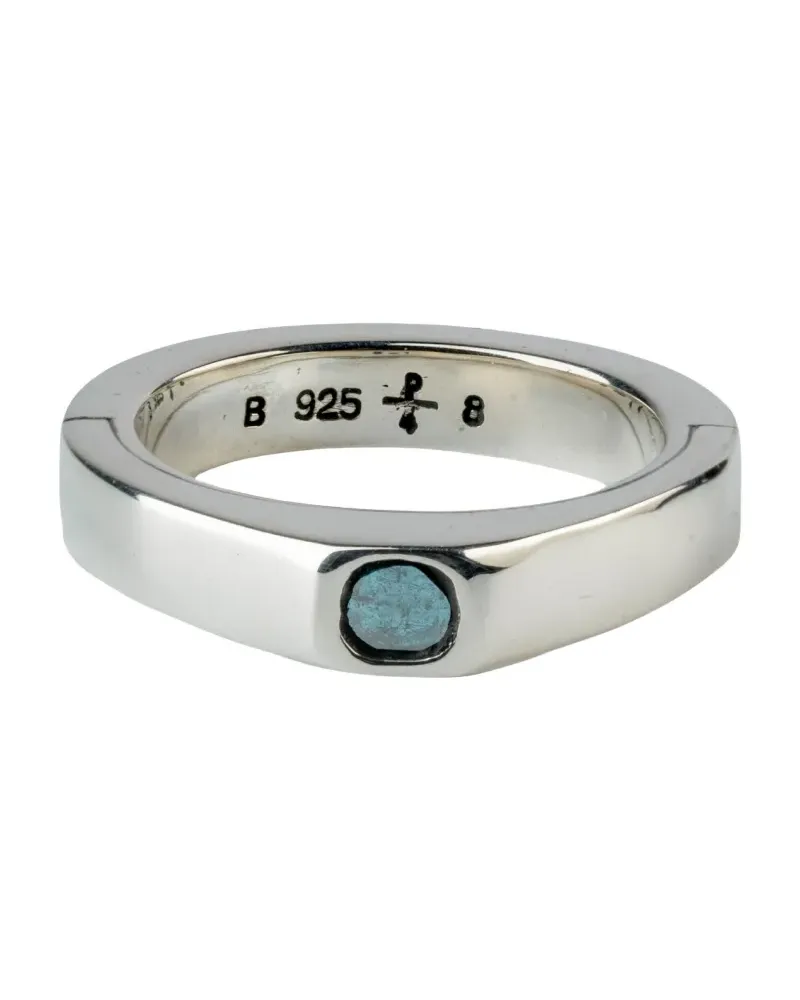 Parts Of Four Sistema Ring aus Sterlingsilber mit Diamant Silber