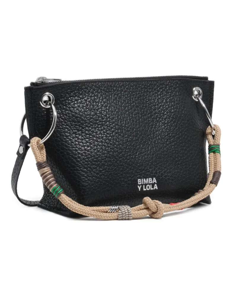 BIMBA Y LOLA rope handle mini bag - Schwarz Schwarz
