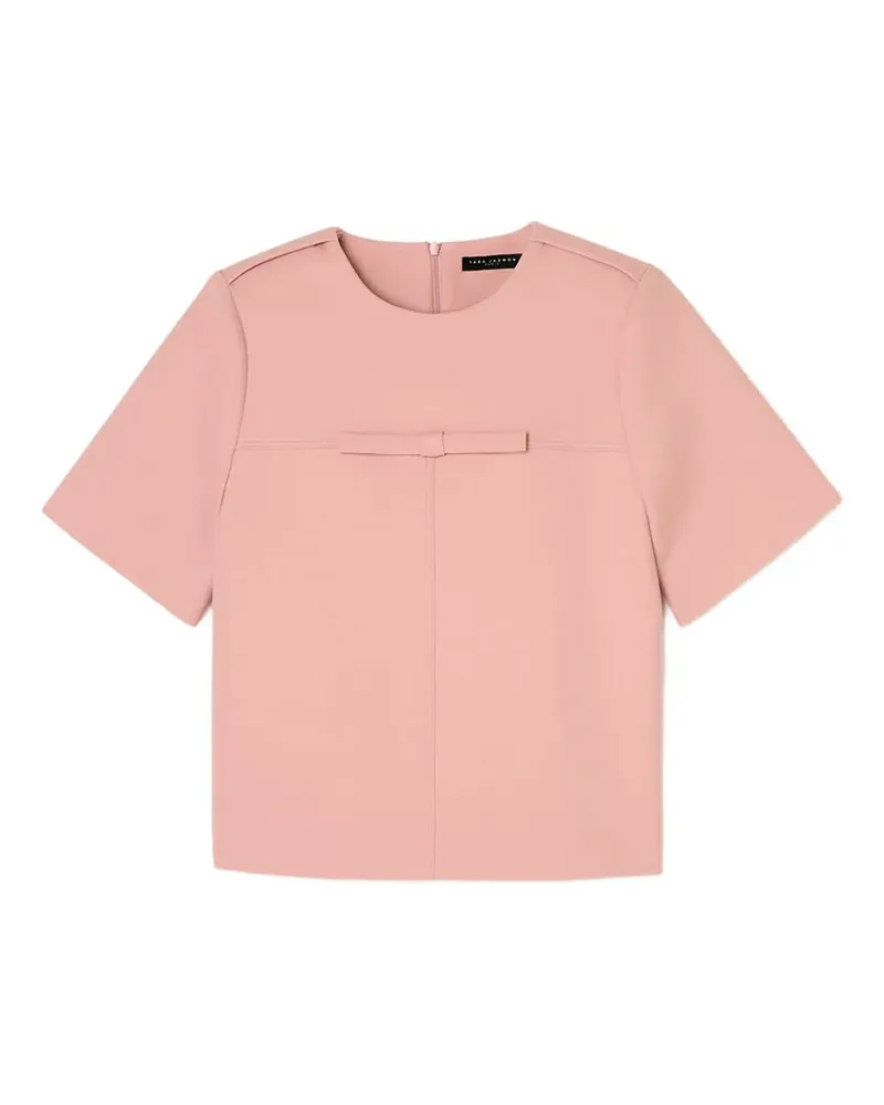 Tara Jarmon Tea Bluse mit Schleifendetail - Rosa Rosa