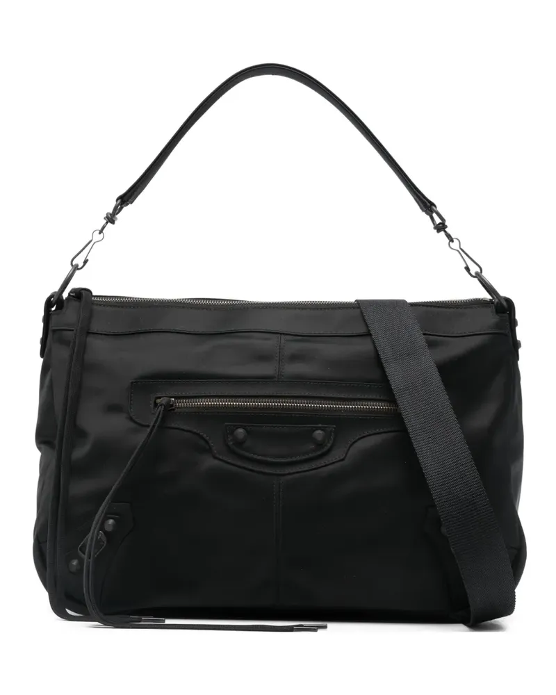 Balenciaga medium Le city Moto zip shoulder bag - Schwarz Schwarz