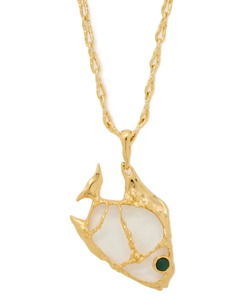 Alexis Bittar angelfish-pendant necklace - Gold Gold