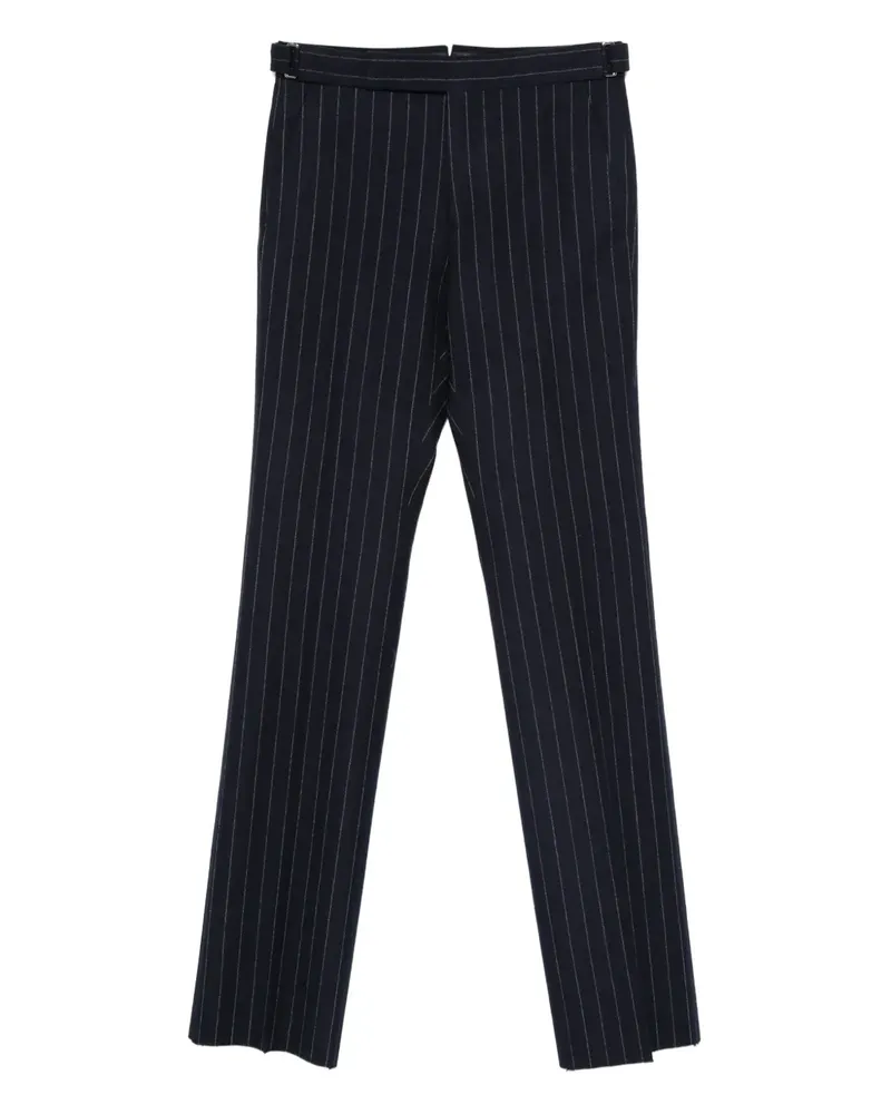 Tom Ford pinstripe wool trousers - Blau Blau
