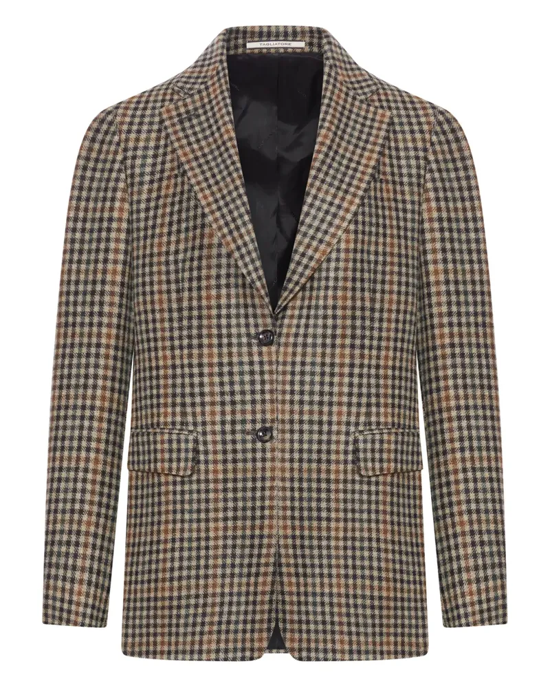 Tagliatore Karierter Cecily Blazer - Braun Braun