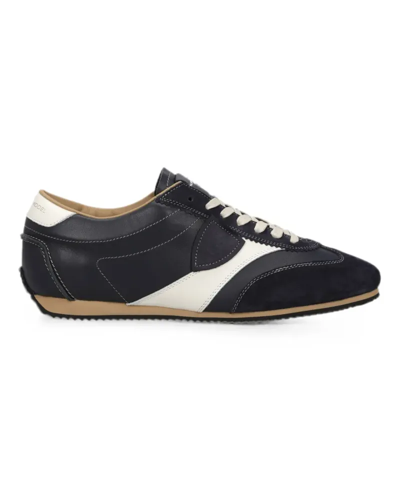 Philippe Model Planche Low Sneakers mit Einsätzen - Blau Blau