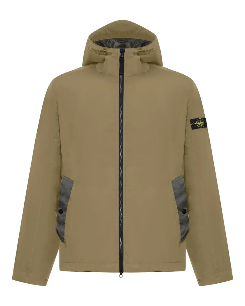 Stone Island hooded zip-up jacket - Nude Nude