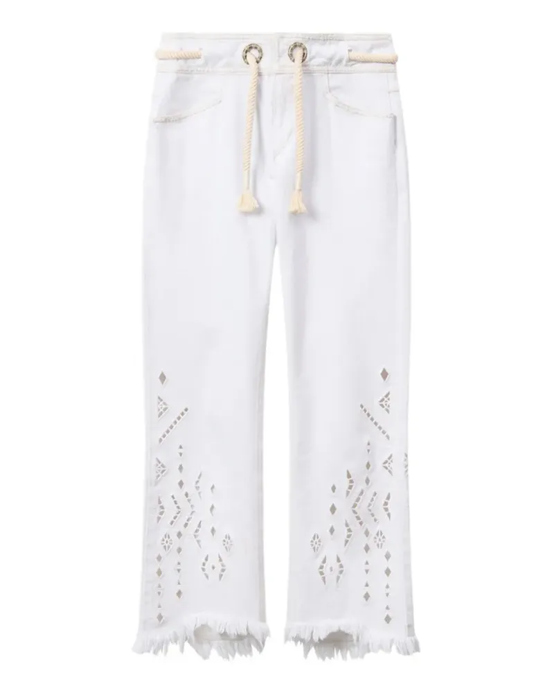 Isabel Marant Alison Hose mit geradem Bein - Weiß Weiß