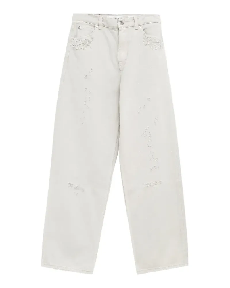 Our Legacy Weite Jeans im Distressed-Look - Weiß Weiß