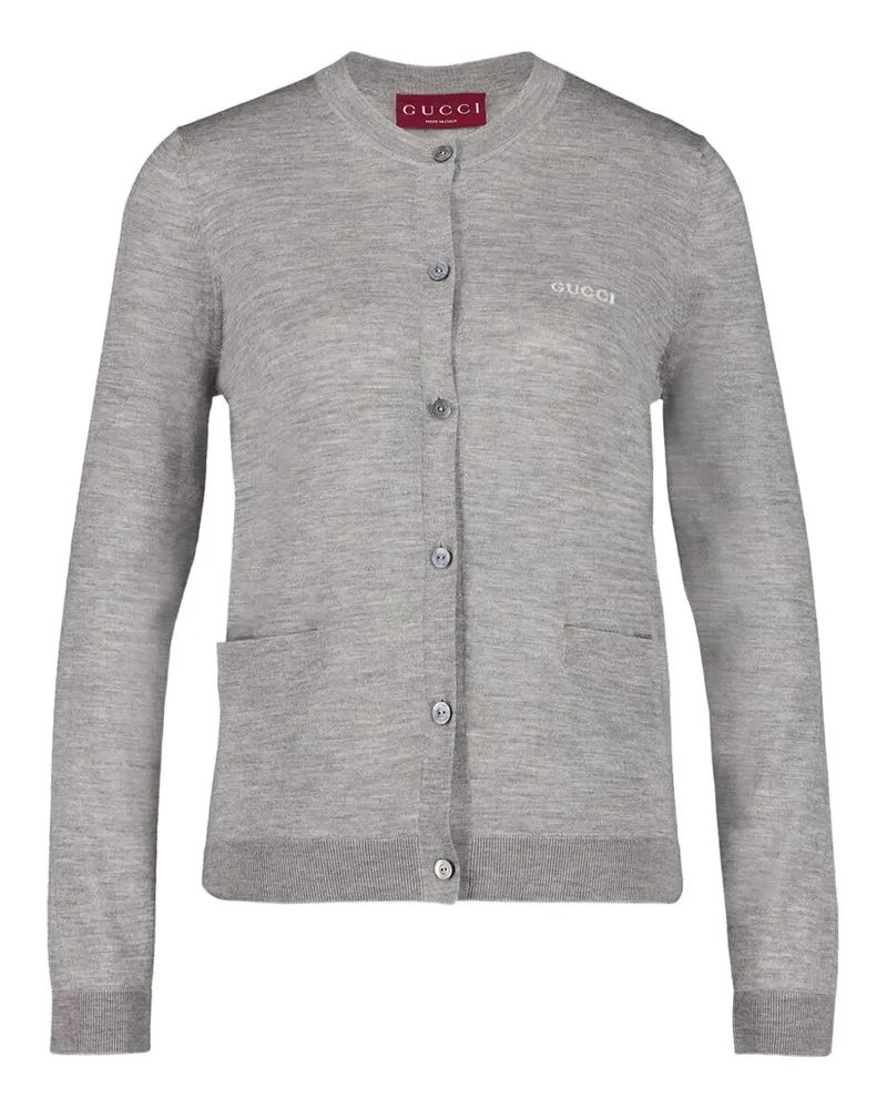 Gucci Geknöpfter Cardigan - Grau Grau