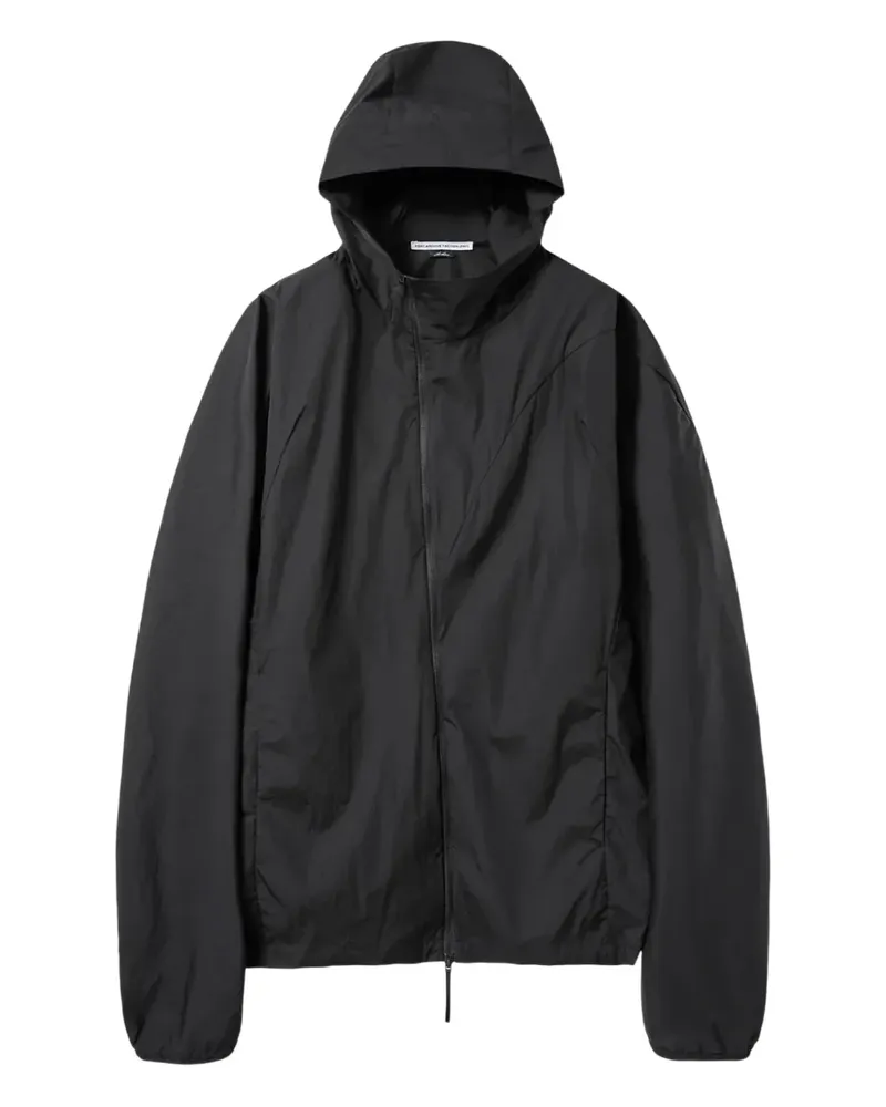 Post Archive Faction runner hooded jacket - Schwarz Schwarz