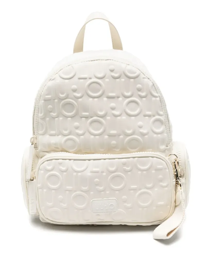 Liu Jo Rucksack mit Logo-Prägung - Nude Nude