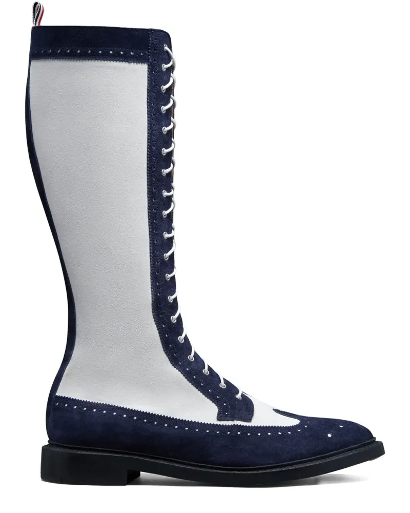 Thom Browne Longwing lace-up boots - Weiß Weiß