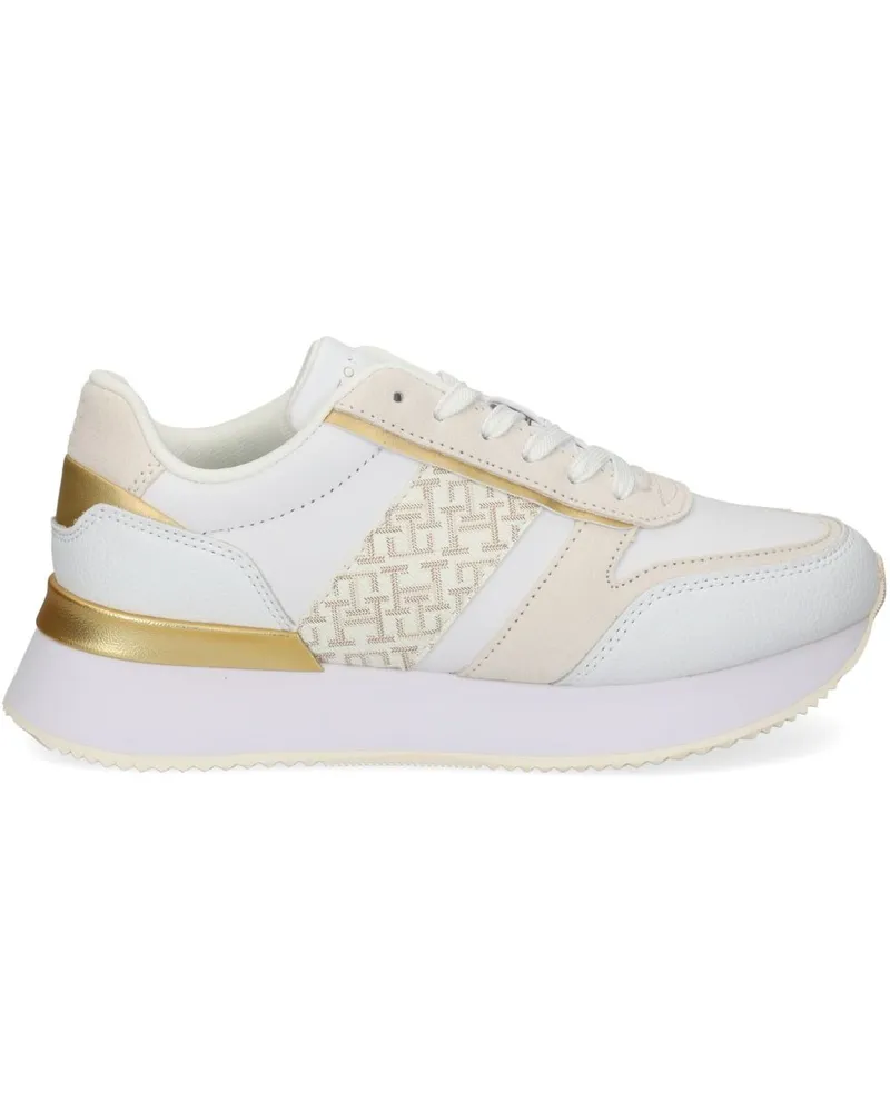 Tommy Hilfiger Sneakers mit Logo-Print - Weiß Weiß