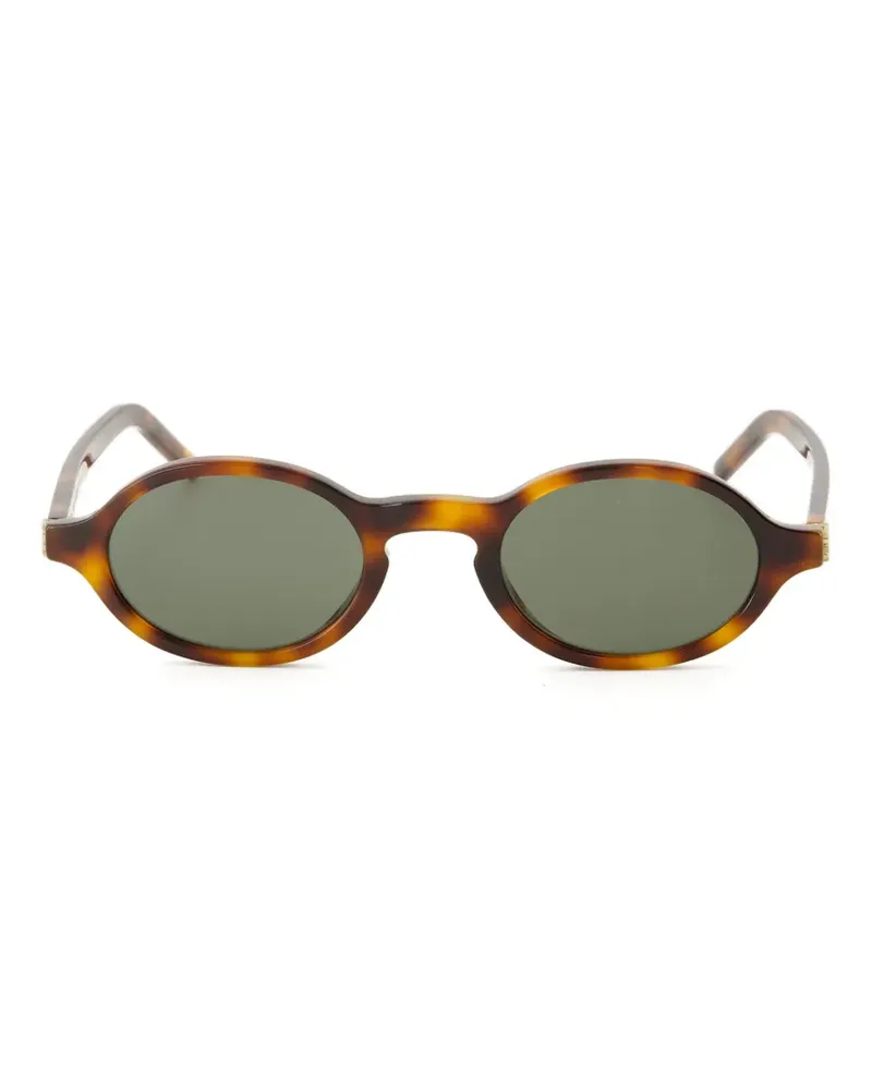 Saint Laurent Runde SL M161 Sonnenbrille - Braun Braun