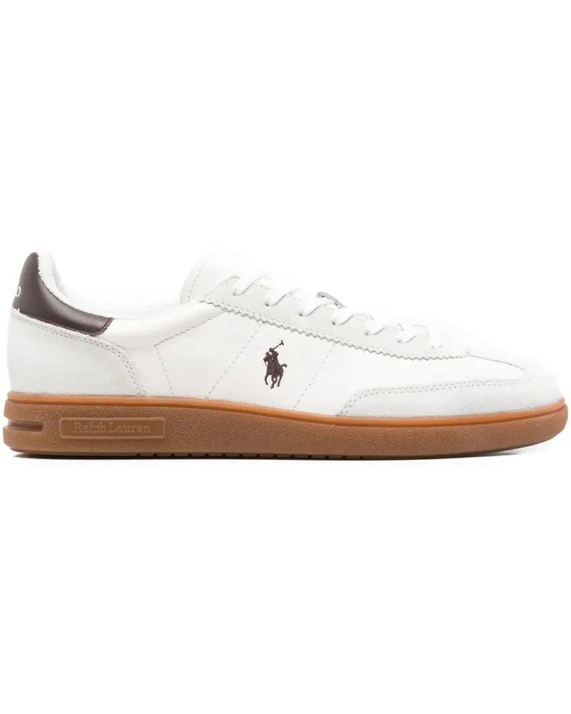 Ralph Lauren Bedford Polo Pony Sneakers - Weiß Weiß