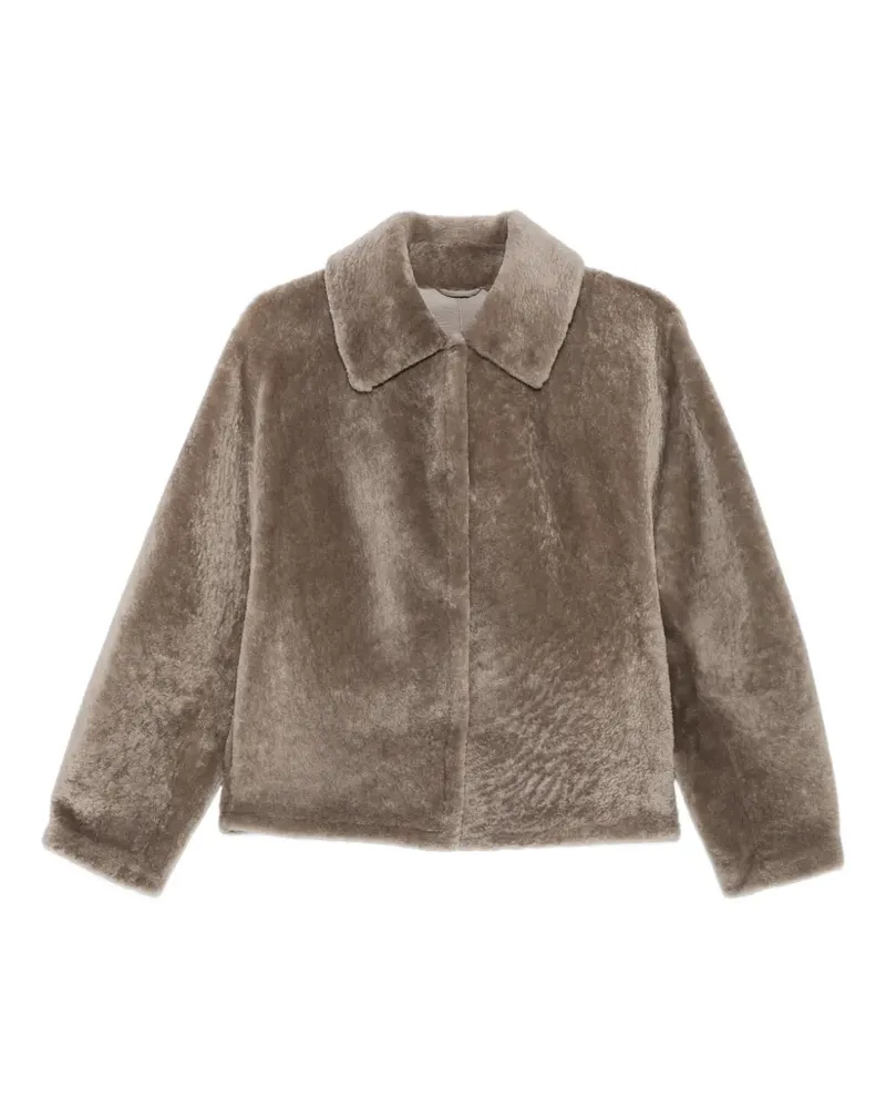 Manzoni 24 Jacke mit Shearling-Finish - Grau Grau