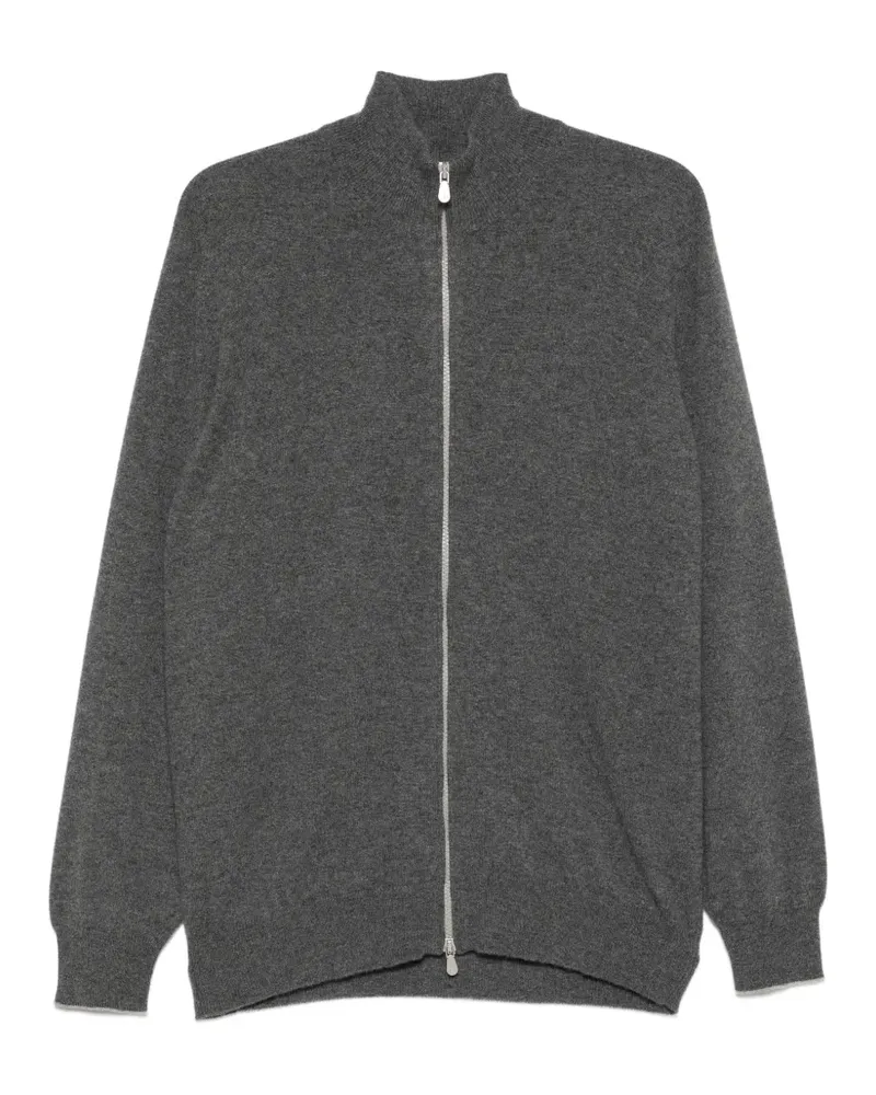 Brunello Cucinelli Cardigan mit Reißverschluss - Grau Grau