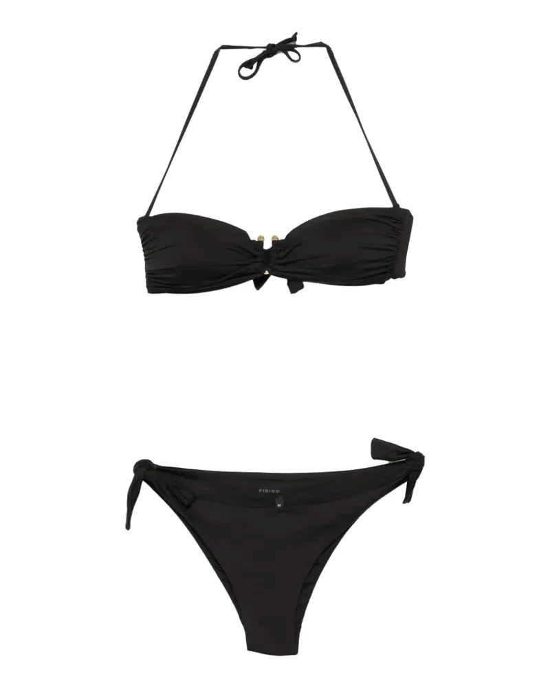 FISICO-Cristina Ferrari side-tie bikini - Schwarz Schwarz