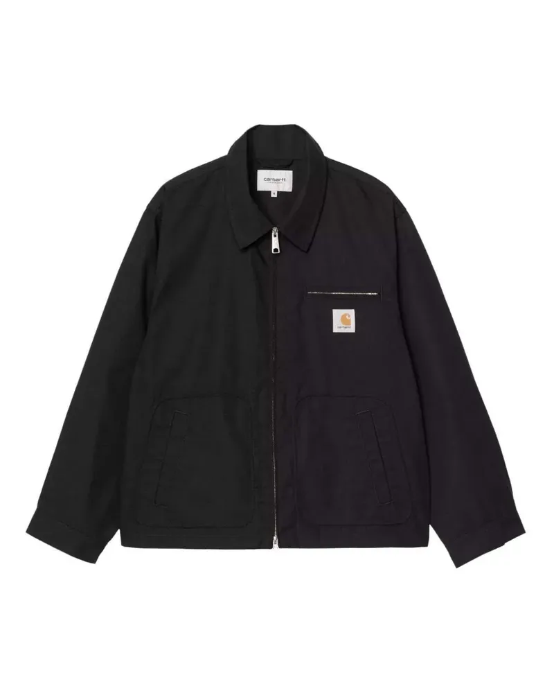 Carhartt WIP Postal Jacke mit Reißverschlusstasche - Schwarz Schwarz