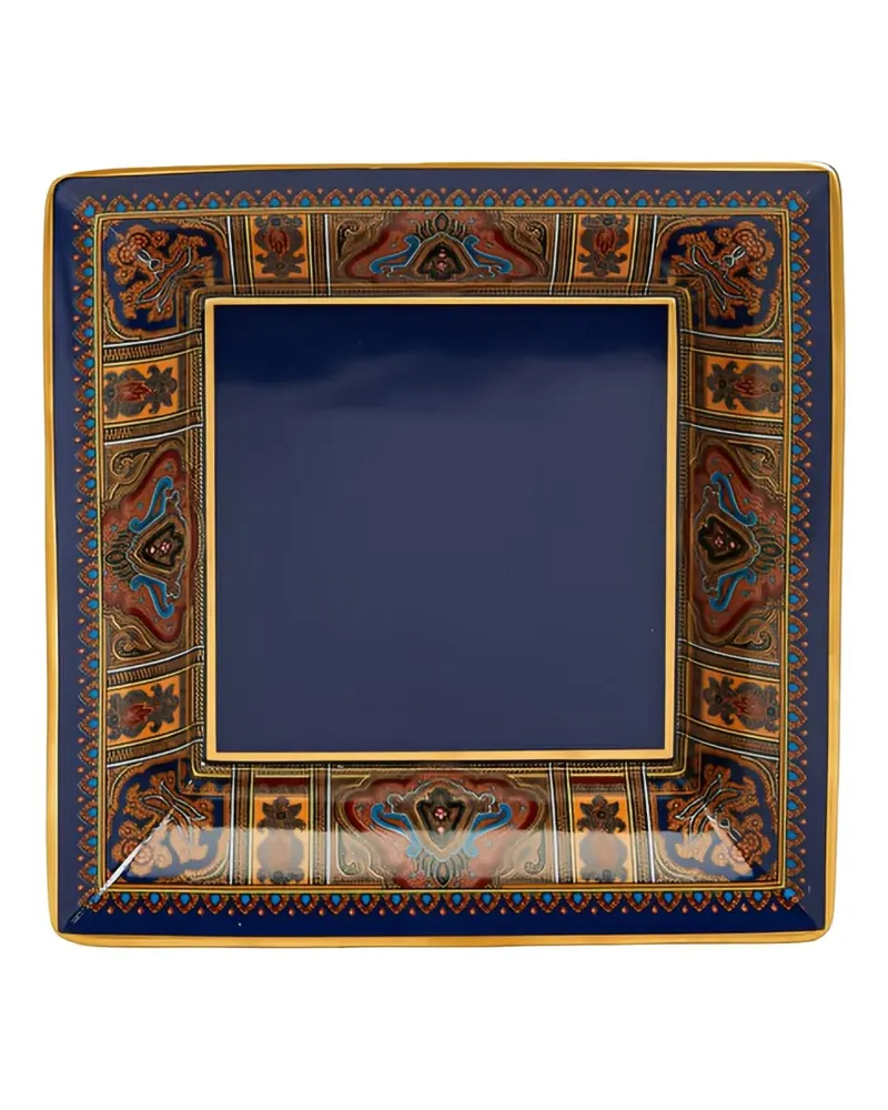Etro Quadratische Cachemire Schmuckablage - Blau Blau