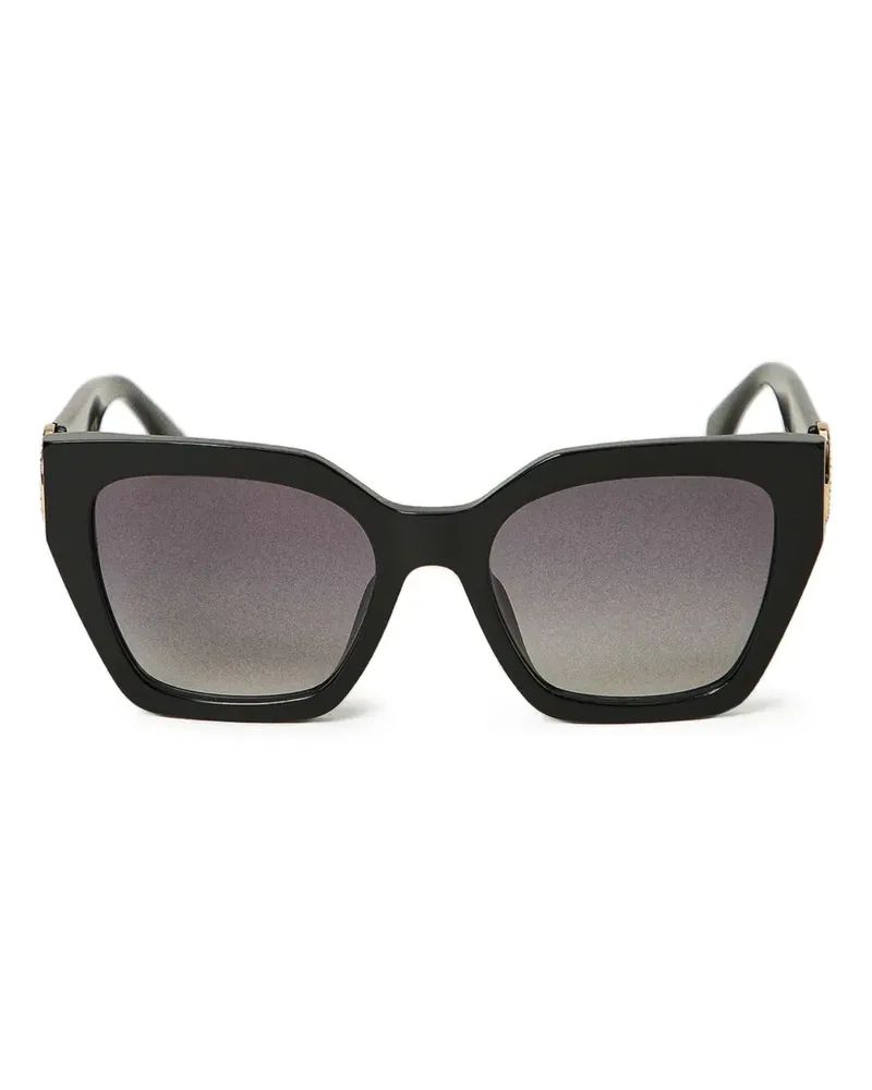 Twin-Set Sonnenbrille mit Cat-Eye-Gestell - Schwarz Schwarz